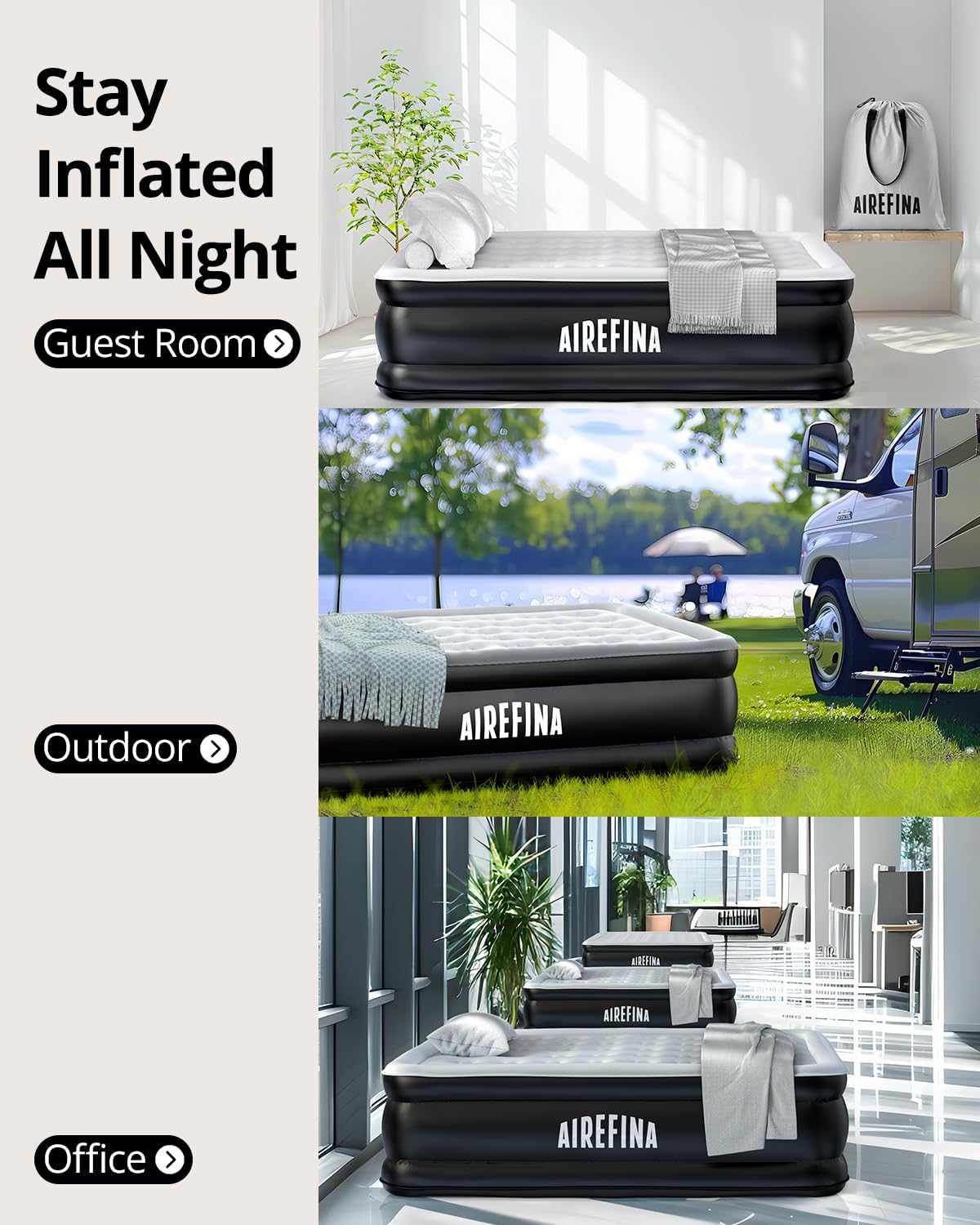 Inflatable Air mattress by Rk Comfort