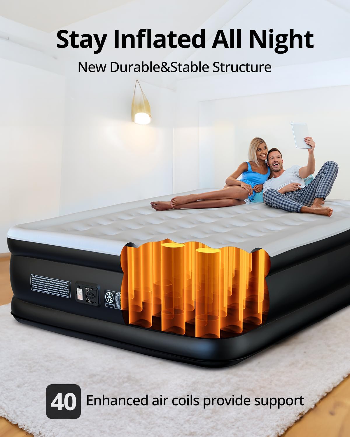 Inflatable Air mattress by Rk Comfort